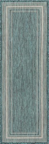rugs.com - outdoor border rug – 6 ft shown in use