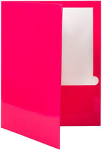 JAM PAPER Laminated Two Pocket Glossy Folders - Image 3
