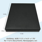 golden state art, clamshell archival storage box 11x14 shown in use