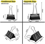 Ufmarine Extra Large Binder Clips 2.4 Inch Length, Jumbo Binder Clips - Image 2