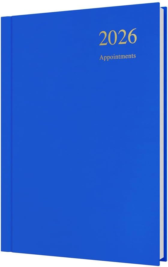 Collins - Essential - 2026 12 Month Calendar Year Planner, Day-To-Page with 1...