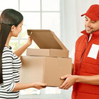famagic 13x10x2 shipping boxes medium for small business on a desk or shelf