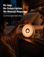 dekala sunrise alarm clock with pulse wake, 7-day on a desk or shelf