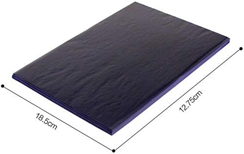 BE-TOOL Carbon Paper 100PCS A5 Copy Carbon Paper Repeatedly Use Blue Carbon - Image 2