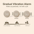 reacher travel vibrating alarm clock for heavy sleepers, close-up detail