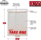 mediz outdoor real estate brochure box with snap shown in use