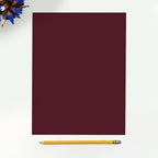 LUXPaper 8.5" x 11" Cardstock | Letter Size | Burgundy Linen | 100lb. Cover | - Image 3