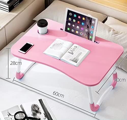 Laptop Bed Table, Foldable Laptop Desk Bed Tray with Storage Drawer, Lap Desk...