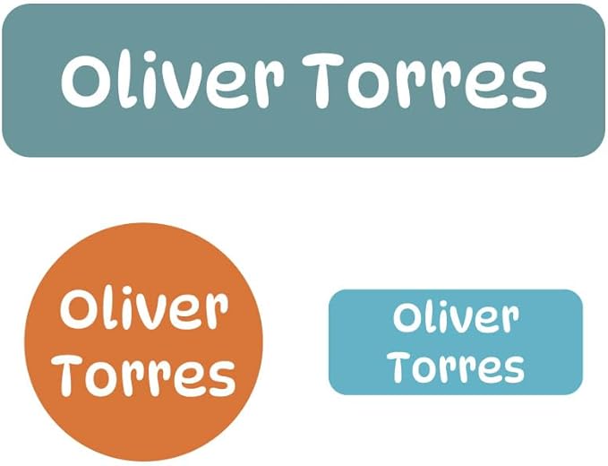 Name Bubbles - Basic Daycare Name Stickers by NameBubbles