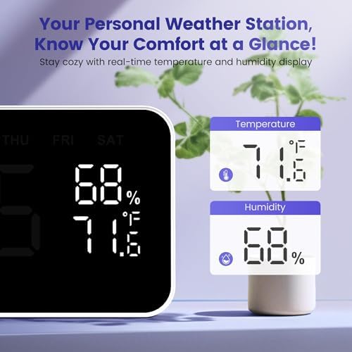 dekala bed shaker loud alarm clock for heavy showing dimensions