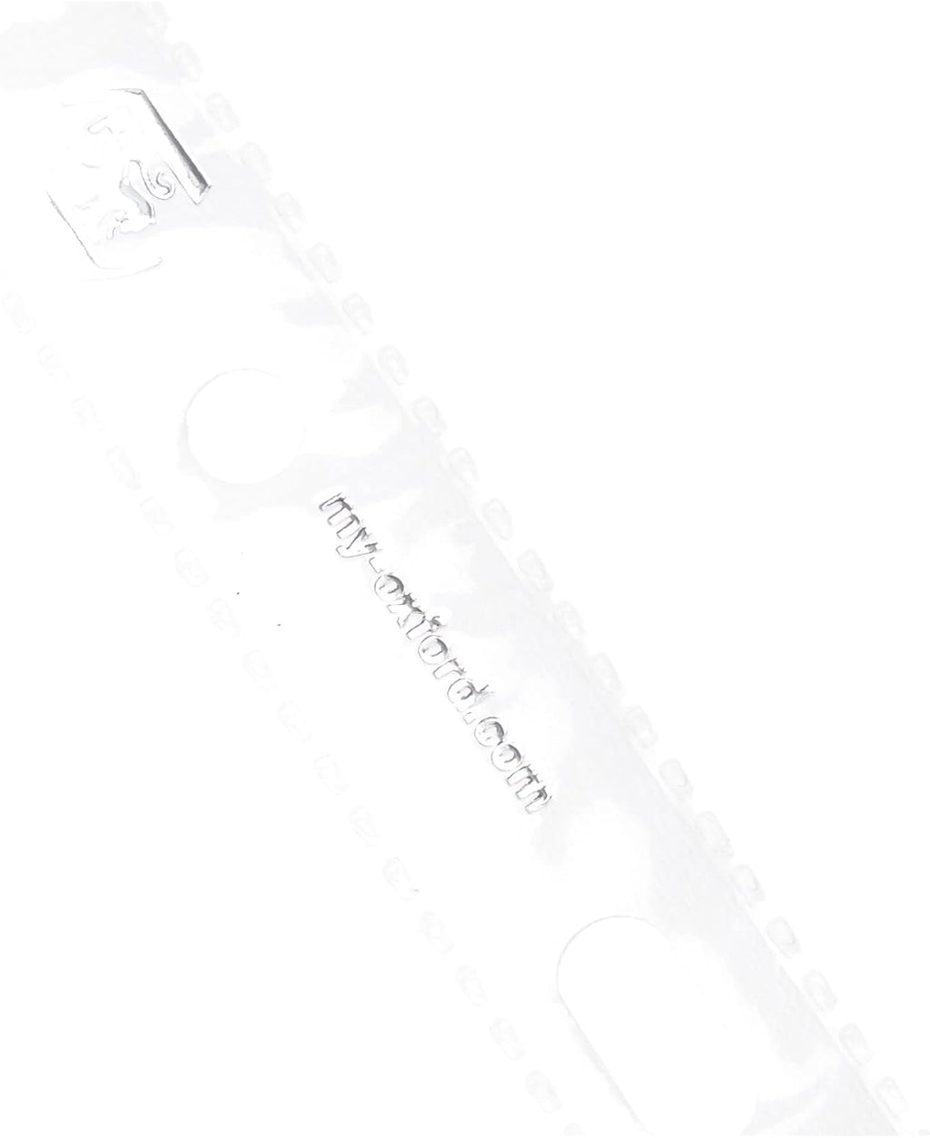 OXFORD Pack of 50 A4 Smooth Perforated Plastic Sleeves 5/100 Thickness Colourless