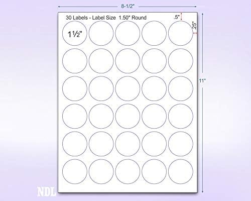 8-1/2 x 11" Neon Color High Light Fluorescent Labels - Image 2