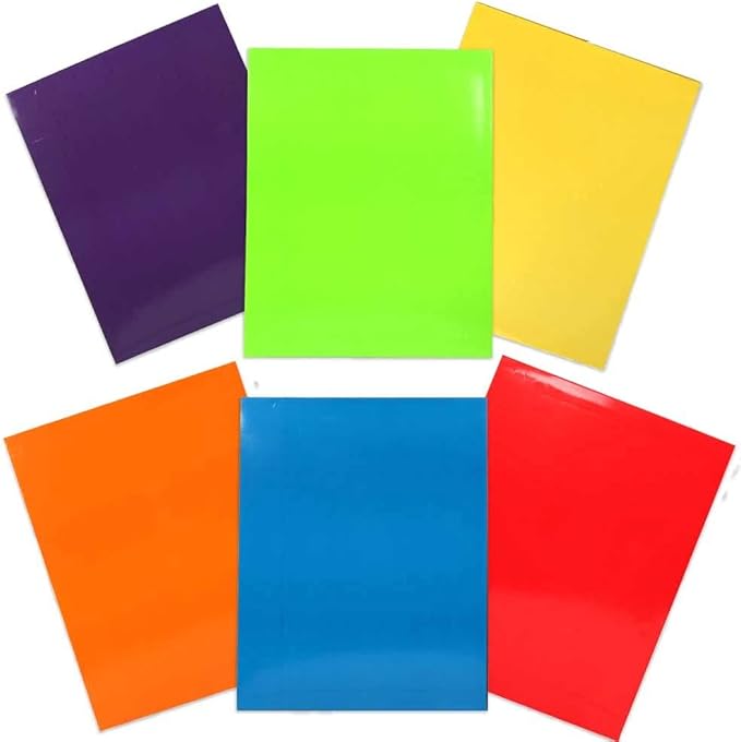 JAM PAPER Laminated Two Pocket Glossy School Folders - Image 9