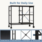 dumos 3 drawer mobile file cabinet, space saving on a desk or shelf