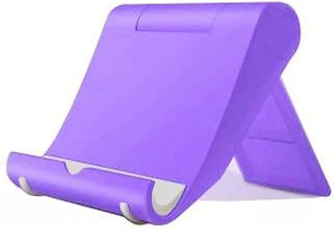 JUSDIQIR Cell Phone Stand for Desk Foldable Cell Phone Holder Desk Tablet by JUSDIQIR