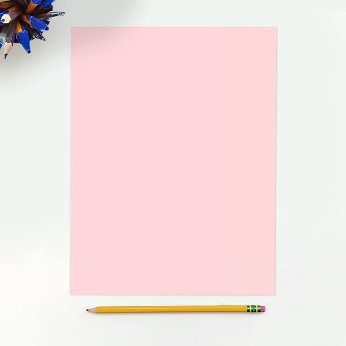 LUXPaper 8.5" x 11" Paper | Letter Size | Candy Pink | 80lb. Text | 50 Qty - Image 3