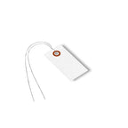 SmartSign 2.75 x 1.375 inch “White” Blank Tyvek Shipping Tags by SmartSign