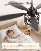 blnan 52 inch ceiling fan with lights and, package contents