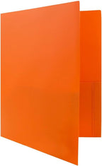 JAM PAPER Plastic Color POP Folders - Image 4