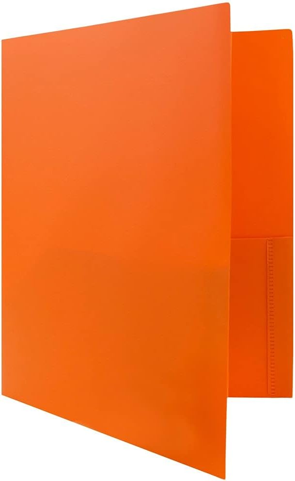 JAM PAPER Plastic Color POP Folders - Image 4
