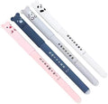 Piaogui 4pcs 0.5mm Erasable Gel Pens, Kawaii Cute Bear Pig Erasable Gel Pen Set by Unknown