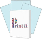 Print It - Vellum Bristol Colored Cardstock Cover Paper, 67 Lb, 8.5" X 11” by Unknown