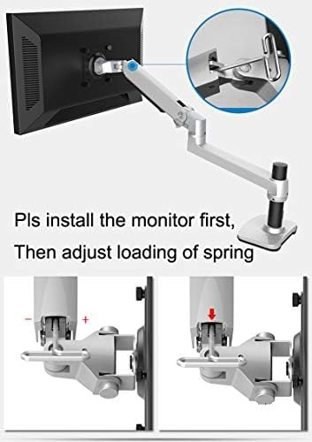 XSJ8013WT Wall Mount Laptop Holder Ultra Long Arm Aluminum Mechanical Spring - Image 8