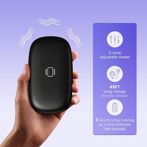 dekala bed shaker loud alarm clock for heavy, close-up detail
