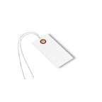 SmartSign 3.25 x 1.625 inch “White” Blank Tyvek Shipping Tags by SmartSign