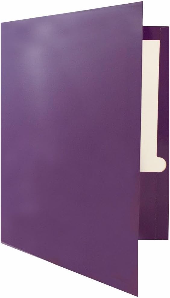 JAM PAPER Laminated Two Pocket Glossy Folders - Image 3