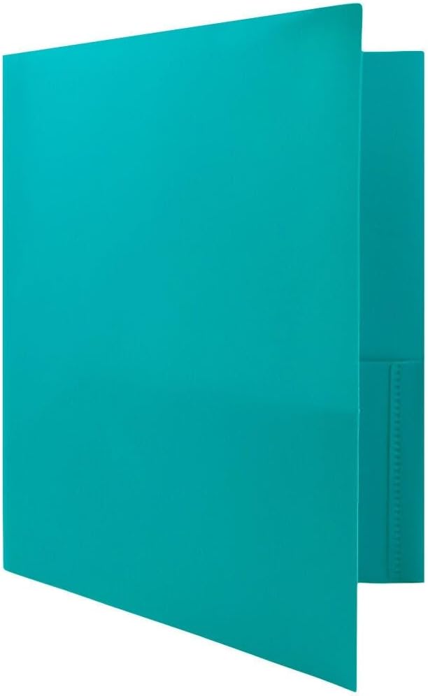 JAM PAPER Plastic Color Pop Folders - Image 3