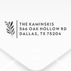 Custom Floral Address Stamp | Choose from 12 Designs | Multiple Ink Color - Image 2