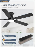 fanbulous 52 inch ceiling fan with light, low on a desk or shelf