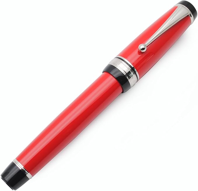 xixixiaozhu Metal Big Fountain Pen Set Medium Nib 0.7mm, Includes Ink Refill by xixixiaozhu