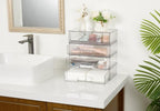 Vtopmart 12.1''W Clear Stackable Storage Drawers, 4 Pack Acrylic Plastic - Image 6