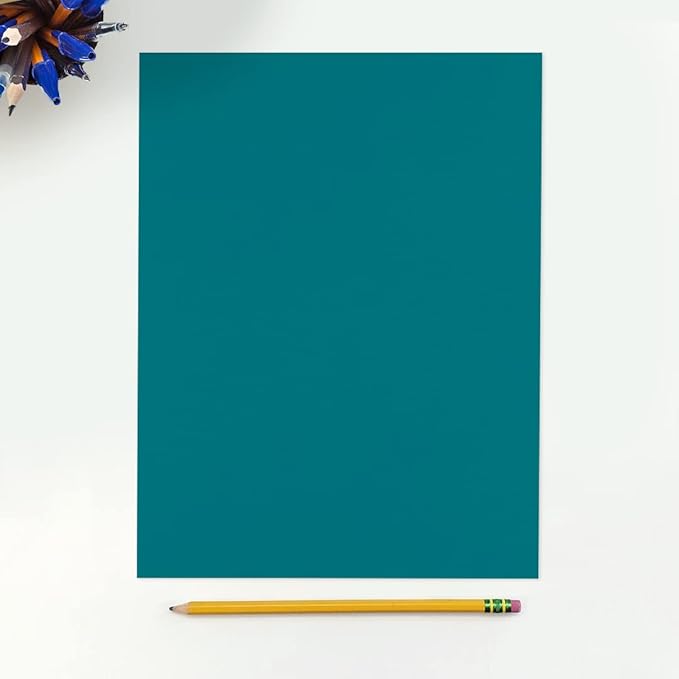 LUXPaper 8.5" x 11" Paper | Letter Size | Teal | 80lb. Text | 1, 000 Qty - Image 3