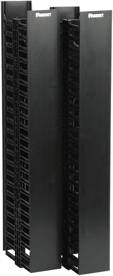 Panduit WMPV45E Vertical Cable Management, Black