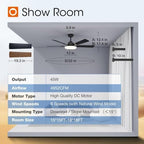 addlon 52 inch ceiling fans with lights and on a desk or shelf