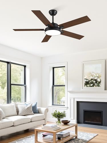 zmishibo 52 inch ceiling fan with light, 30w on a desk or shelf