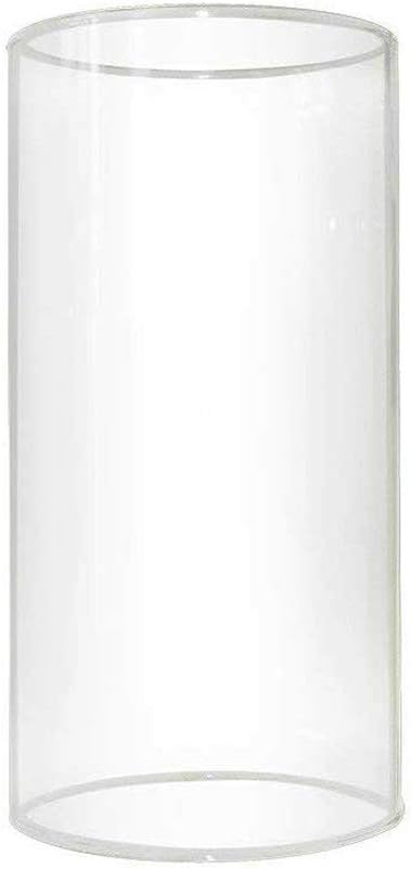 Sunwo Glass Shade Straight Cylinder Glass Lamp Shade Replacement by SUNWO