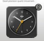 braun classic analogue alarm clock with snooze and, package contents