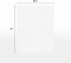 LUXPaper 8.5" x 11" Classic Linen Paper | Letter Size | Avon Brilliant White | - Image 2