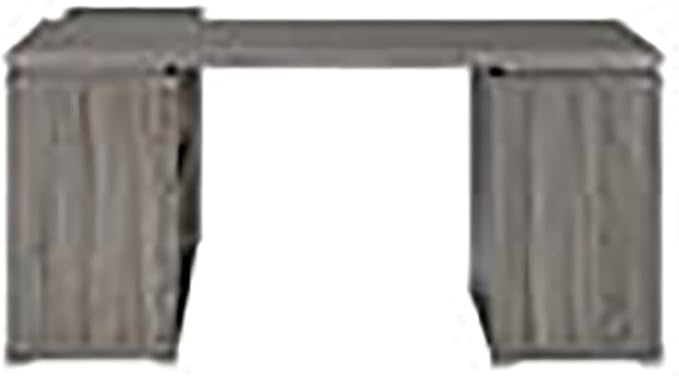 Pemberly Row L Shape Corner Storage Desk in Weathered Gray, Letter/Legal File - Image 8