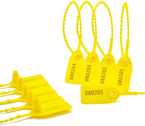 1000Pcs Plastic Tamper Shipping Seals Pull-Tite Security Seal Signage Numbered - Image 3
