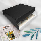 golden state art, drop front archival storage box on a desk or shelf