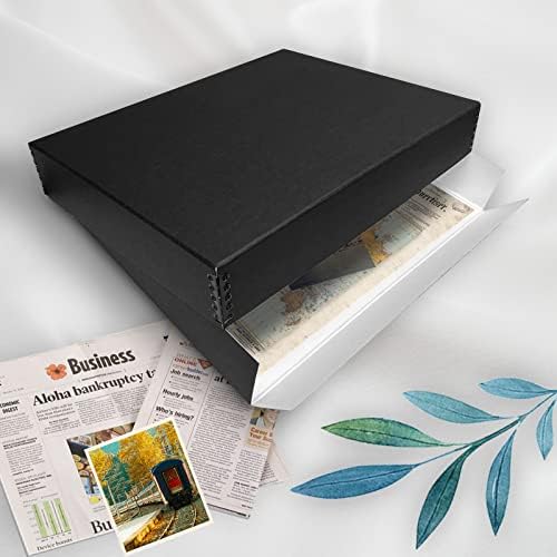 golden state art, drop front archival storage box on a desk or shelf