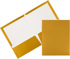 JAM PAPER Laminated Two Pocket Glossy School Folders by JAMPaper