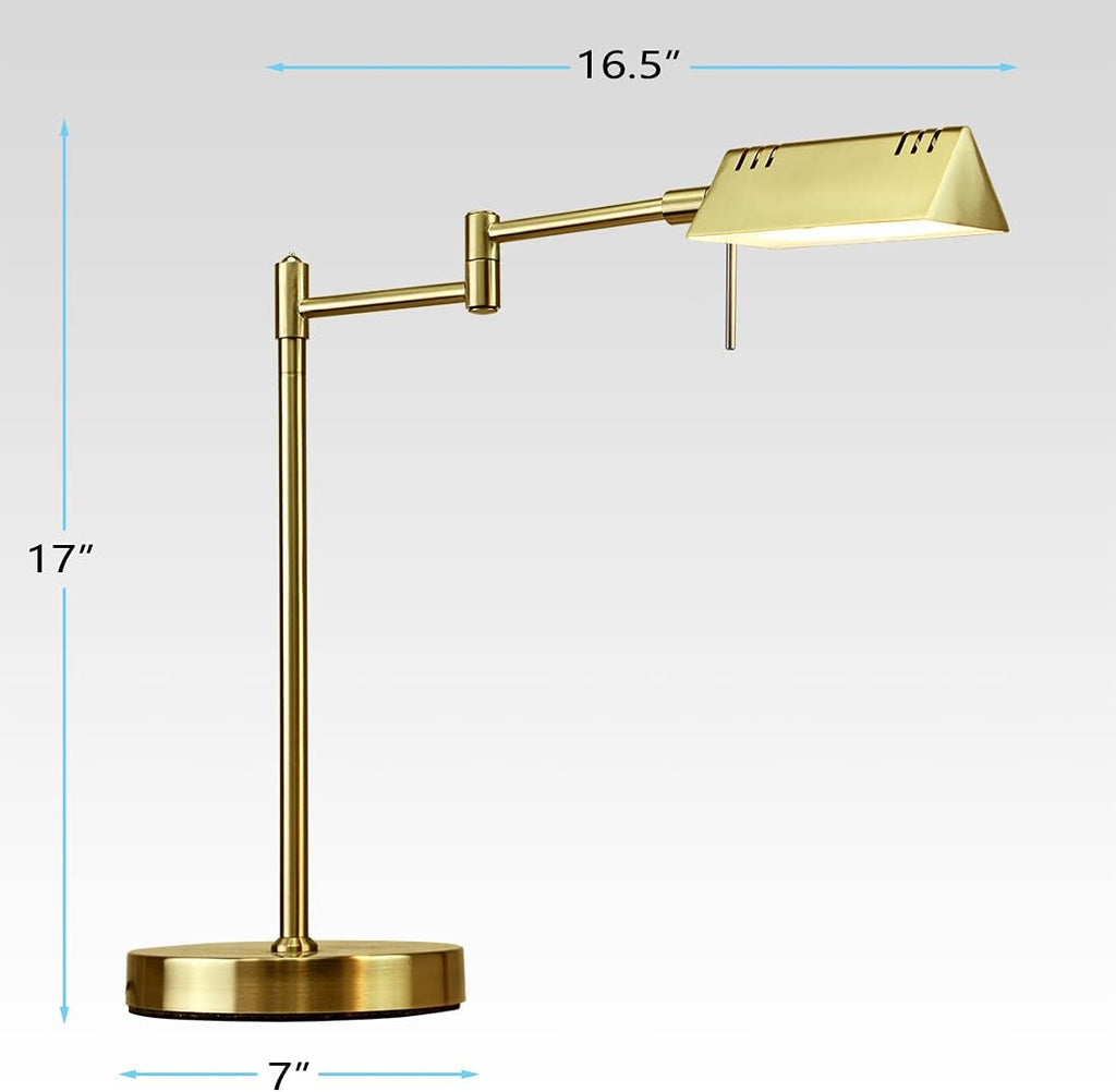 o'bright led pharmacy table lamp, full range dimming on a desk or shelf