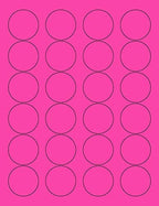 8-1/2 x 11" Neon Color High Light Fluorescent Labels by NextDayLabels