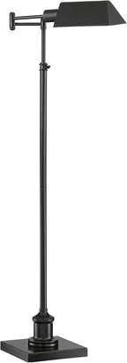 Regency Hill Jenson Traditional Farmhouse Adjustable Pharmacy Floor Lamp - Image 7